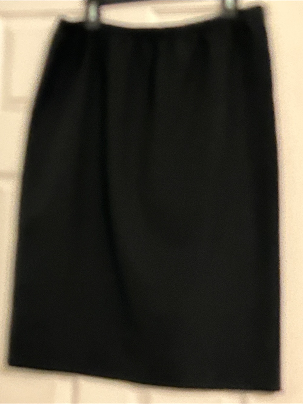Classic Black Women's Straight Skirt